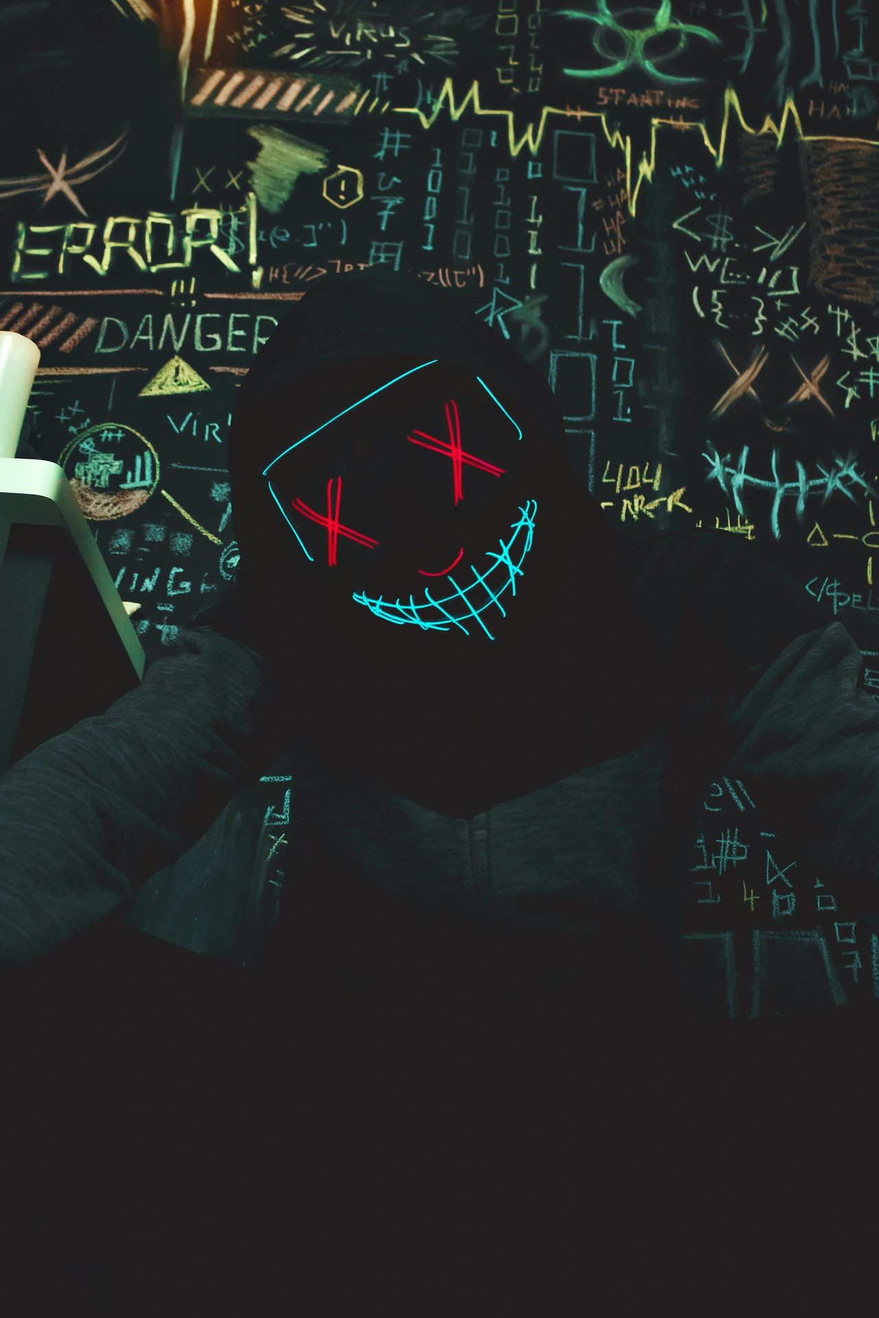 Jerkm aesthetic of neon chaos and digital mischief